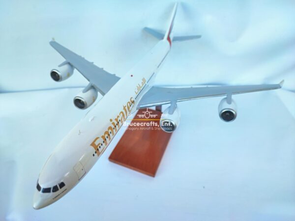 Model of Airbus A340-500 Emirates Airlines with detailed craftsmanship.